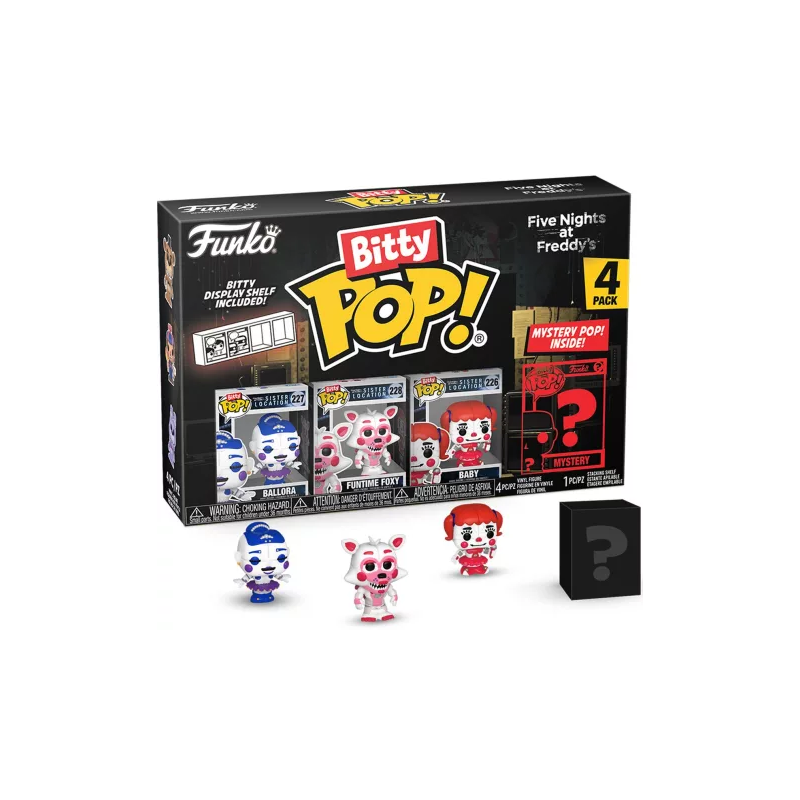 FIVE NIGHTS AT FREDDY'S - Bitty Pop 4 Pack 2.5cm - Ballora 