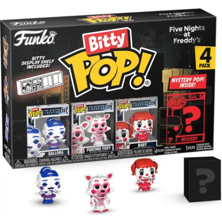 FIVE NIGHTS AT FREDDY'S - Bitty Pop 4 Pack 2.5cm - Ballora 