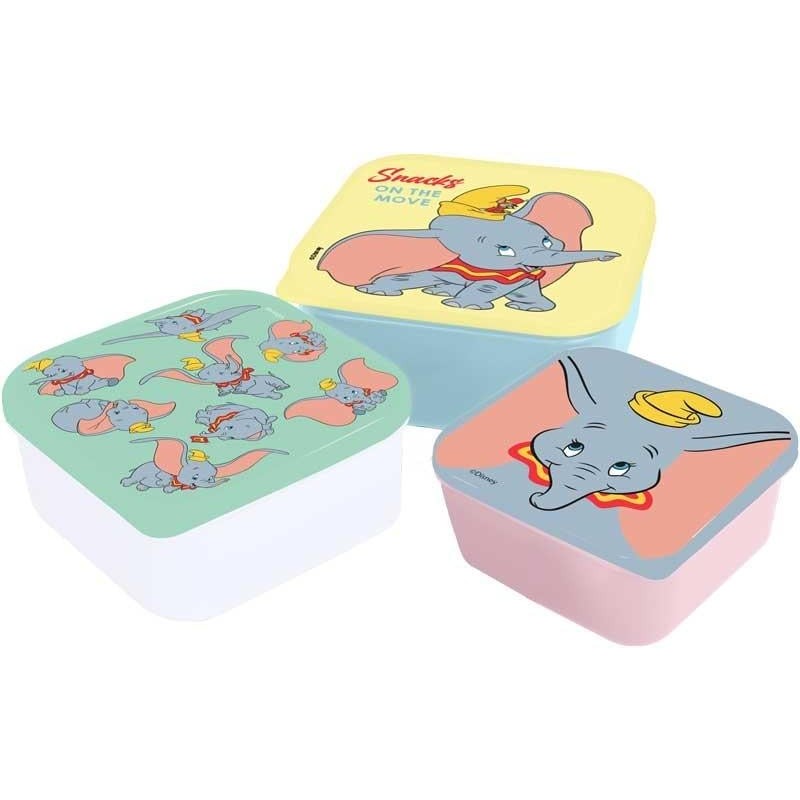 DISNEY - Dumbo - Boîtes à Snack - 3 pcs 