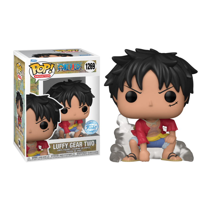 ONE PIECE - POP Animation N° 1269 - Luffy Gear Two Avec Chase 