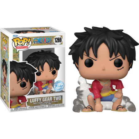 ONE PIECE - POP Animation N° 1269 - Luffy Gear Two Avec Chase 