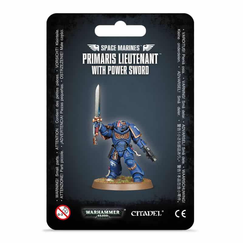 LIEUTENANT PRIMARIS WITH ENERGETIC SWORD