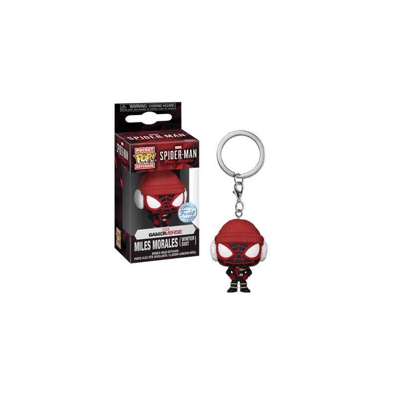 MILES MORALES - Pocket Pop Keychains - Miles Morales "Tenue Hiver" 