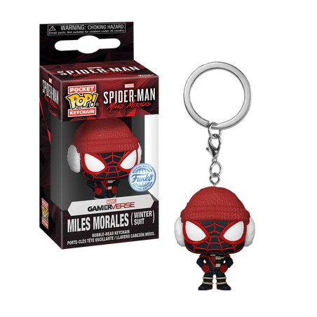 MILES MORALES - Pocket Pop Keychains - Miles Morales "Tenue Hiver" 