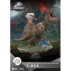 JURASSIC WORLD FALLEN KINGDOM - T-Rex - Diorama D-Stage 13cm 2