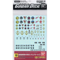 GUNDAM - Gundam Decal 16 MG Multiuse Federation - Model Kit 2