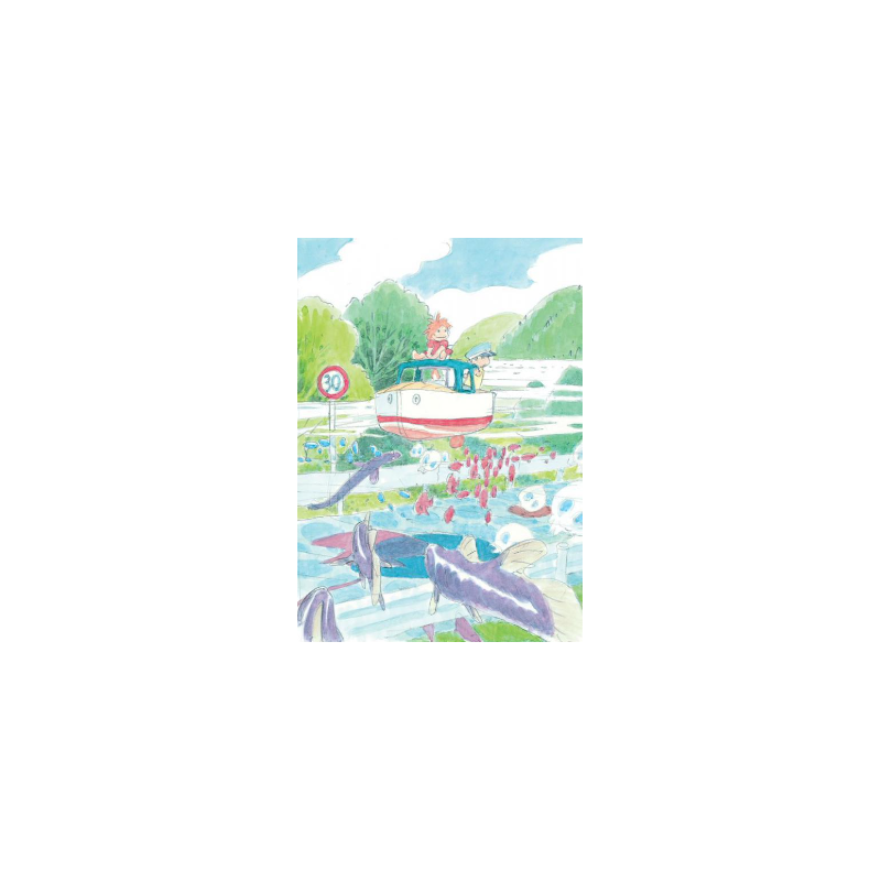 GHIBLI - Carnet - Ponyo sur la falaise 