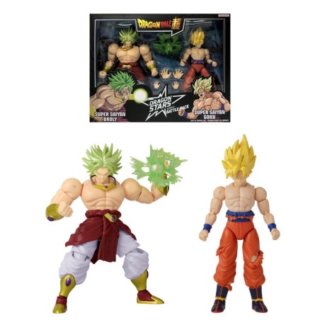 DRAGON BALL - SS Goku VS SS Broly - Battle Pack Dragon Stars 17cm 
