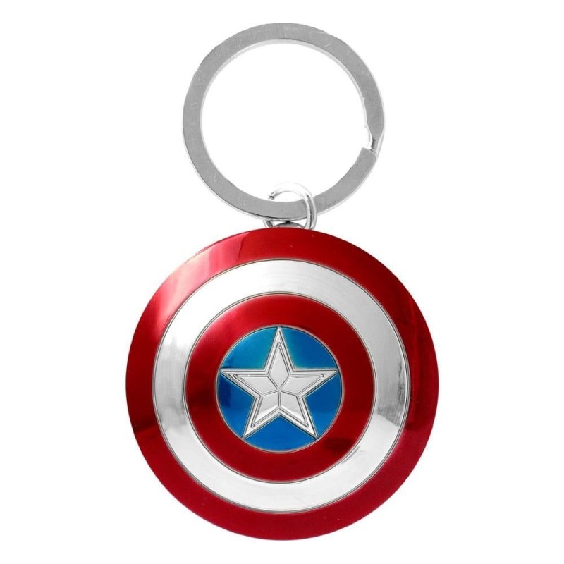MARVEL - Bouclier Captain America - Porte-clés en métal 