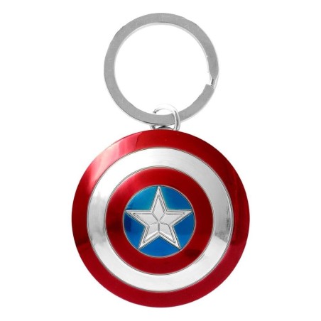 MARVEL - Bouclier Captain America - Porte-clés en métal 