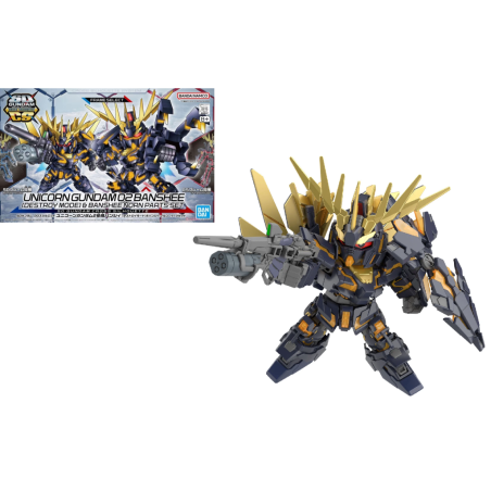 SD GUNDAM -Cross Silhouette Unicorn 02 Banshee & Norn Parts -Model Kit 