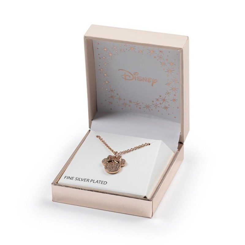 MINNIE - Rose Gold - Collier en Laiton Plaqué Argent 
