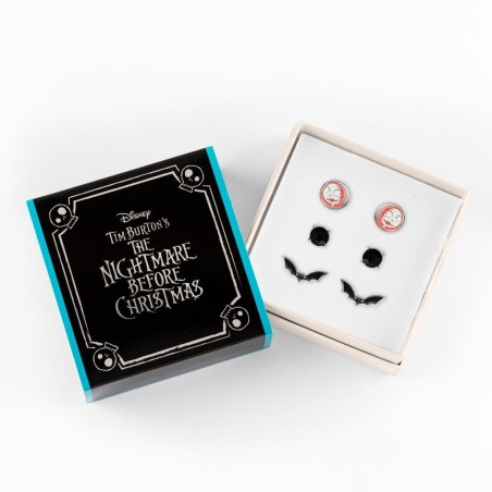 NBX - Sally - 3 Paires de Clous d'Oreilles - Plaqué Argent 