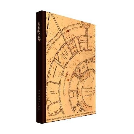 HARRY POTTER - Carte du Marauder - Cahier Lumineux "15x25x3cm" 