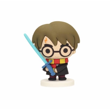 HARRY POTTER - Mini Figurine Caoutchouc 6cm - Harry avec Epée 