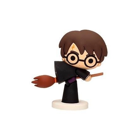 HARRY POTTER - Mini Figurine Caoutchouc 6cm - Harry sur Nimbus 