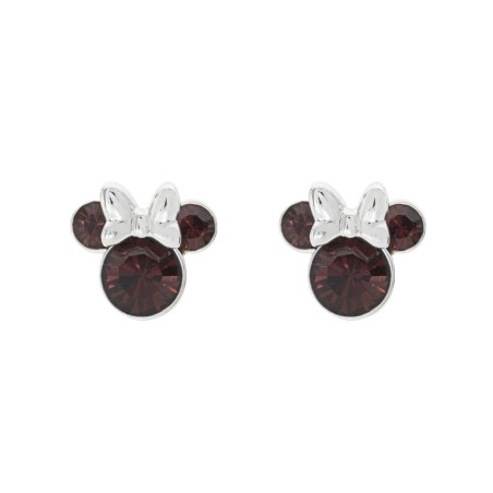 MINNIE - Clous d'Oreilles Anniversaire en Laiton Plaqué - Janvier 