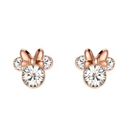 MINNIE - 1 Paire de Clous d'Oreilles - Laiton Argent Plaqué 