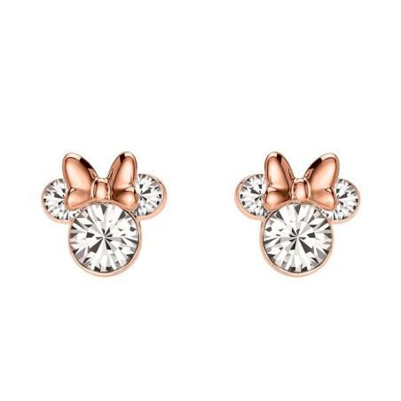 MINNIE - 1 Paire de Clous d'Oreilles - Laiton Argent Plaqué 