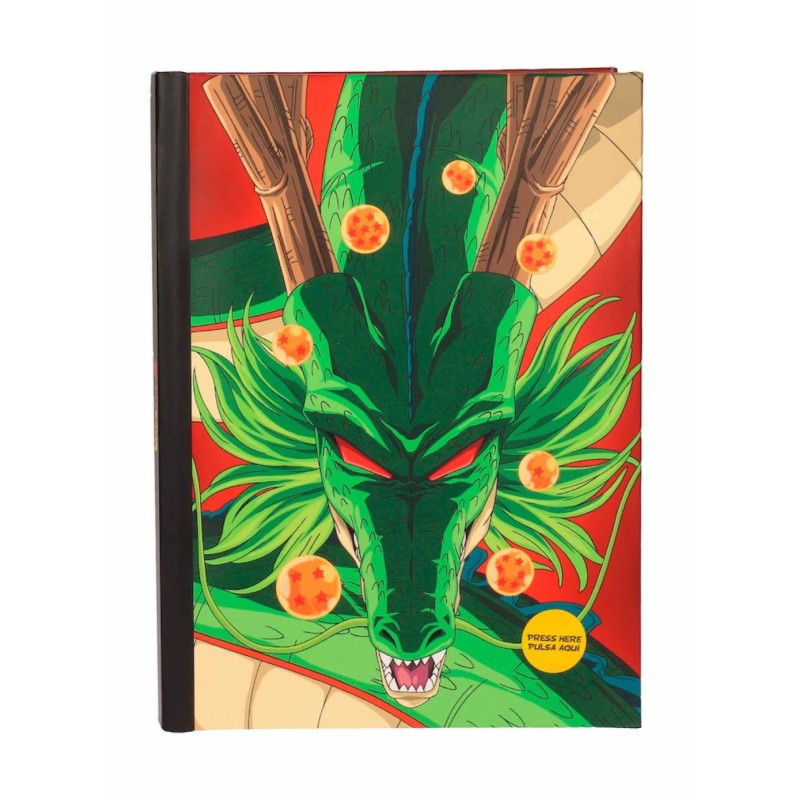 DRAGON BALL Z - Shenron - Cahier Lumineux "15x25x3cm" 