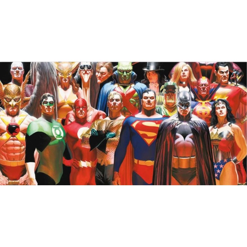 DC - Poster en Verre - Justice League - 60X30x3cm 