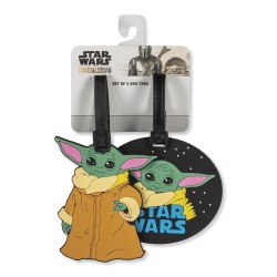 THE MANDALORIAN - Grogu - Set d'Etiquettes à Bagages - 2 Pc. 