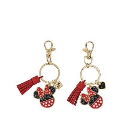 MINNIE - Set de 2 Portes-Clé BFF en Métal 