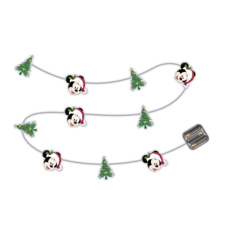 MICKEY - Guirlande Lumineuse Noël - 10 LED - 30 cm 