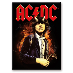 AC/DC - Feu - aimant 6.3x8.9cm 