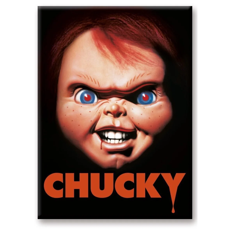 CHUCKY - Face - aimant 6.3x8.9cm 