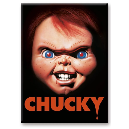 CHUCKY - Face - aimant 6.3x8.9cm 