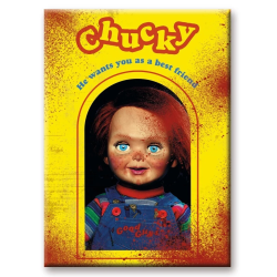 CHUCKY - Jouet - aimant 6.3x8.9cm 