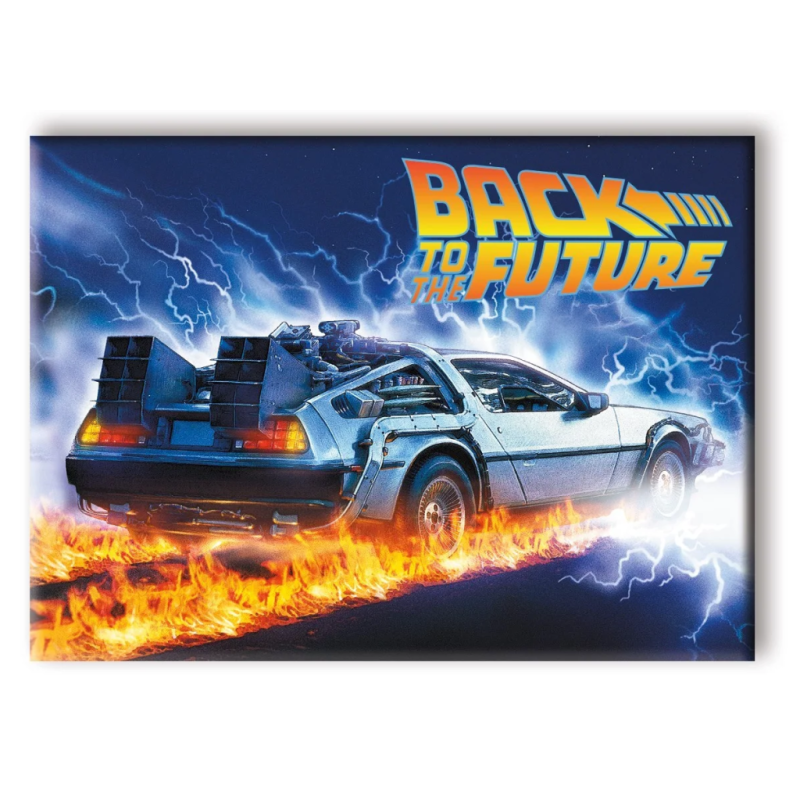 RETOUR VERS LE FUTUR - Burn Out - aimant 6.3x8.9cm 