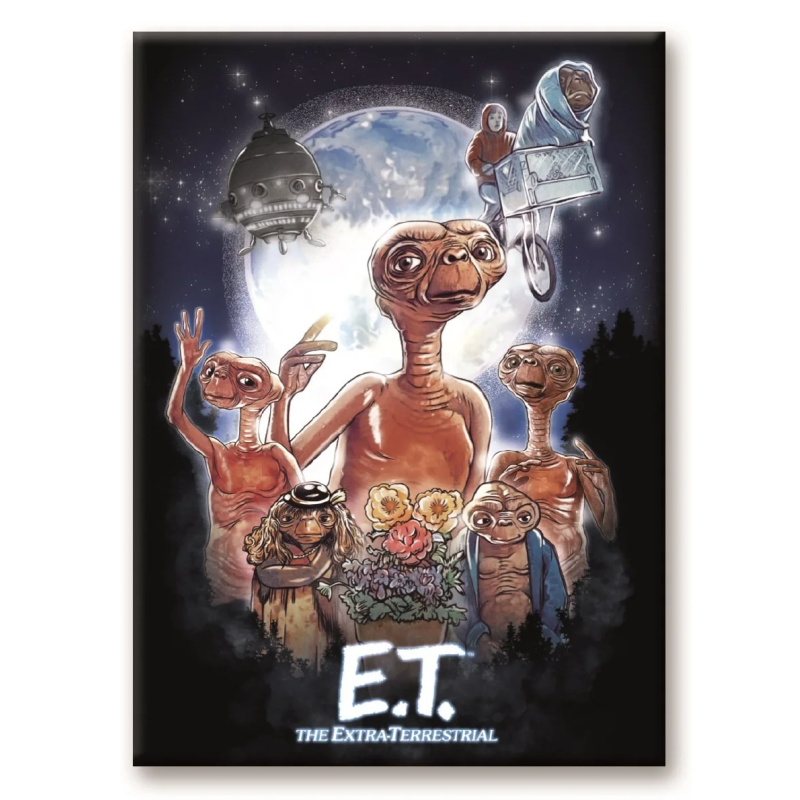 E.T. - Poster 2 - aimant 6.3x8.9cm 
