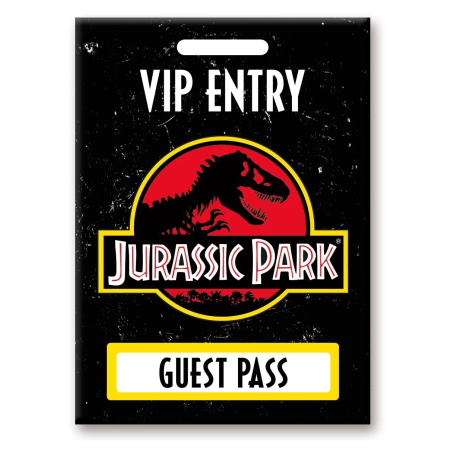 JURASSIC PARK - Laissez-passer pour les Invités - aimant 6.3x8.9cm 