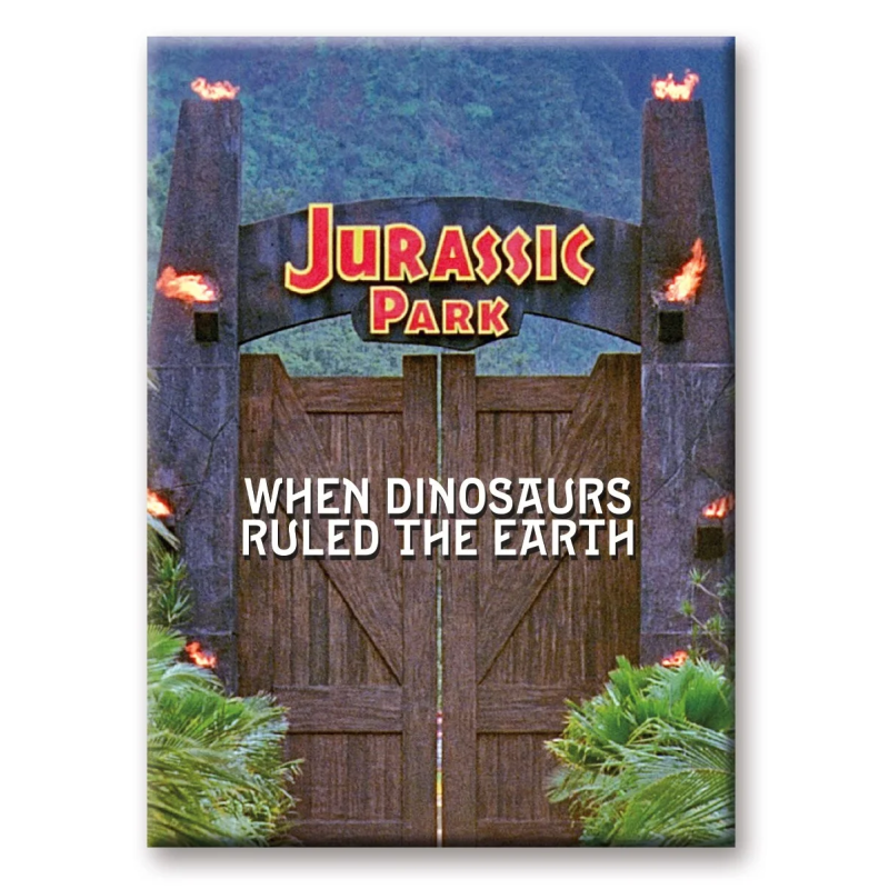 JURASSIC PARK - Portails - aimant 6.3x8.9cm 