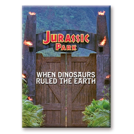 JURASSIC PARK - Portails - aimant 6.3x8.9cm 