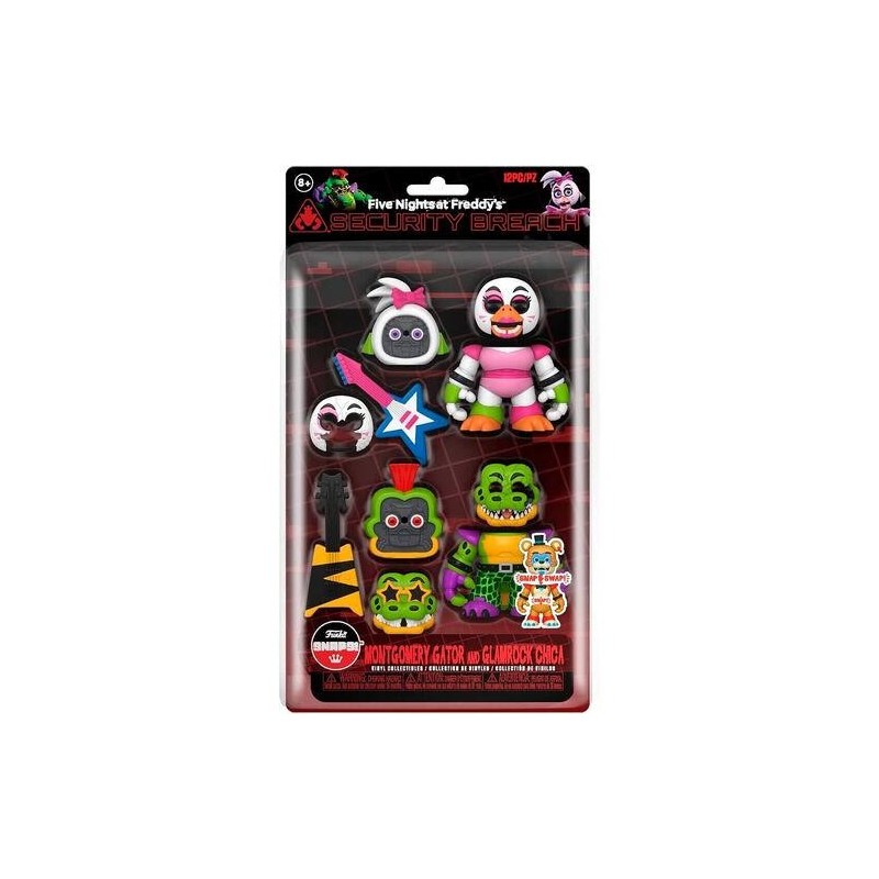 FNAF - Glamrock Chica & Gator - Double Snap Pack Funko 