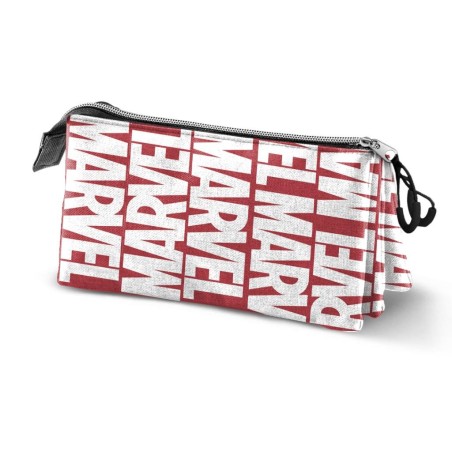 MARVEL - Logo - Trousse Triple Eco '23x11x7cm' 