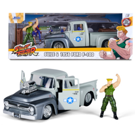 STREET FIGHTER - Guile & 1956 Ford F-100 - 1:24 