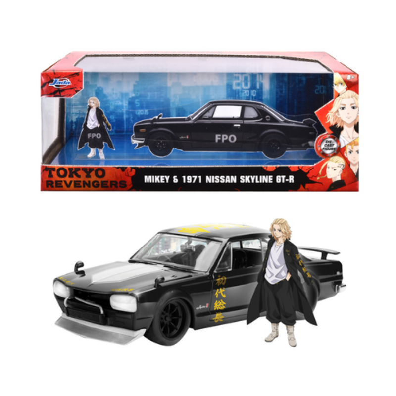 TOKYO REVENGERS - Mikey & 1971 Nissan Skyline GT-R - 1:24 