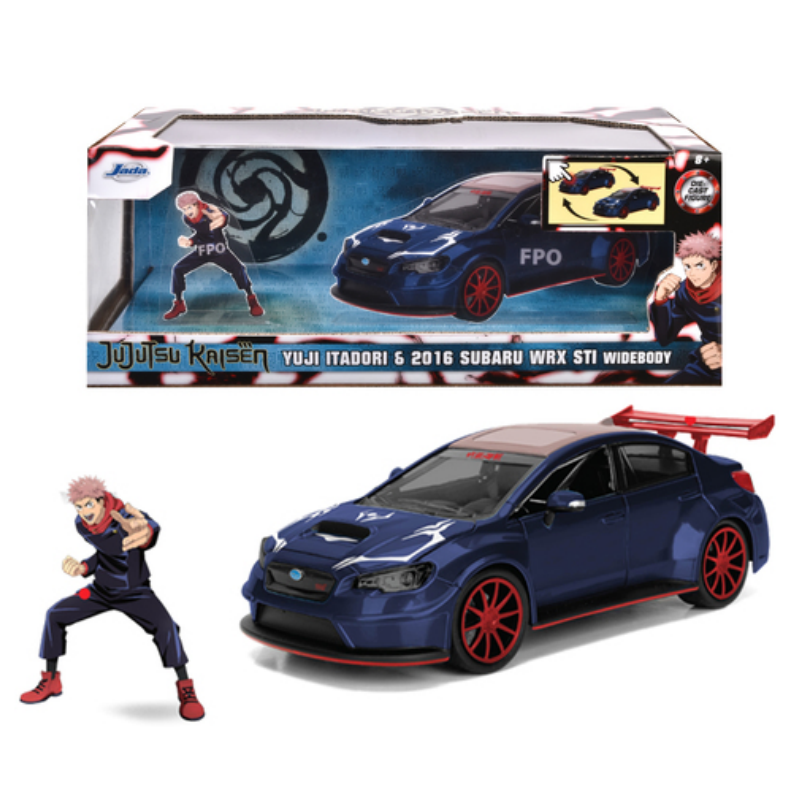 JUJUTSU KAISEN - Yuji Itadori & 2016 Subaru WRX STI Widebody - 1:24 