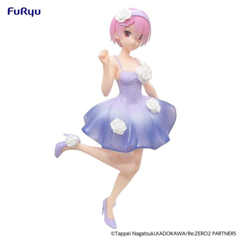 RE ZERO - Ram "Flower Dress" - Statuette Trio-Try-iT 21cm 