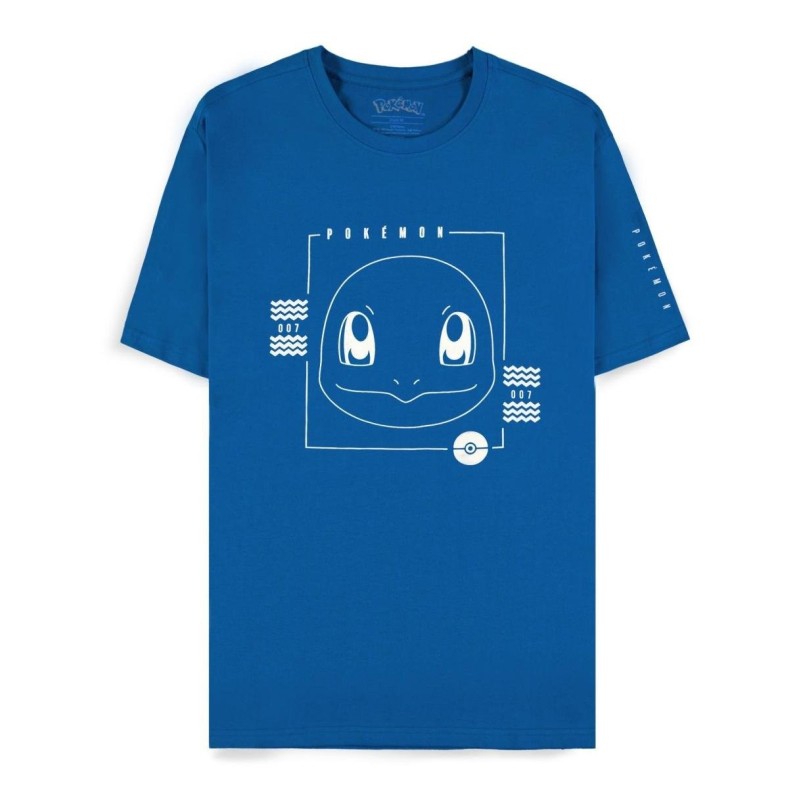 POKEMON - Carapuce Bleu - T-shirt Homme (S) 
