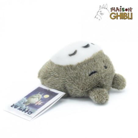 MON VOISIN TOTORO - Totoro Gris Allongé - Peluche Fluffy Beanbag 7cm 