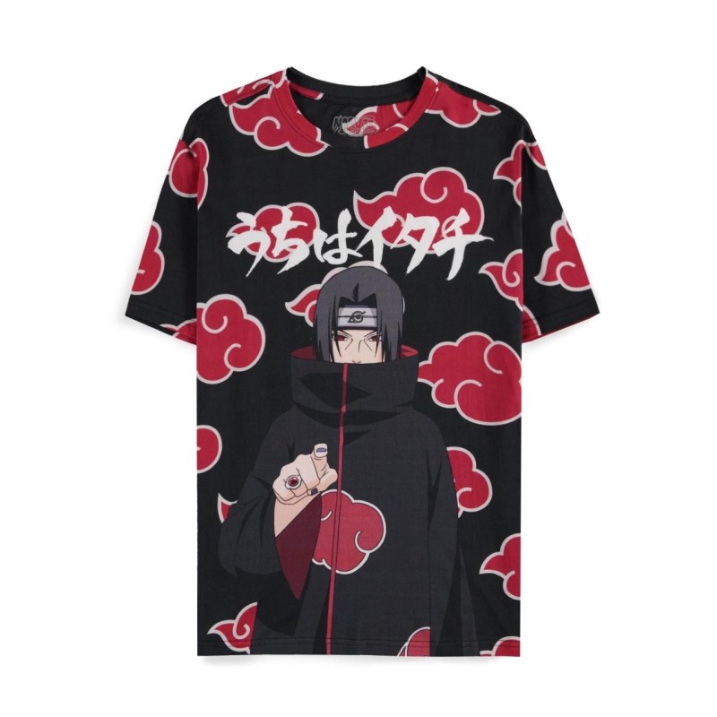 NARUTO SHIPPUDEN - Nuage Itachi - T-shirt Homme (L) 