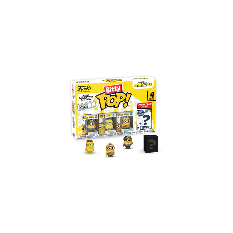 MINIONS - Bitty Pop 4 Pack 2.5cm - Eye Matie 