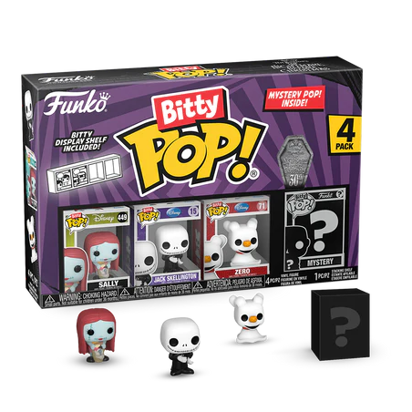 NBX - Bitty Pop 4 Pack 2.5cm - Sally 