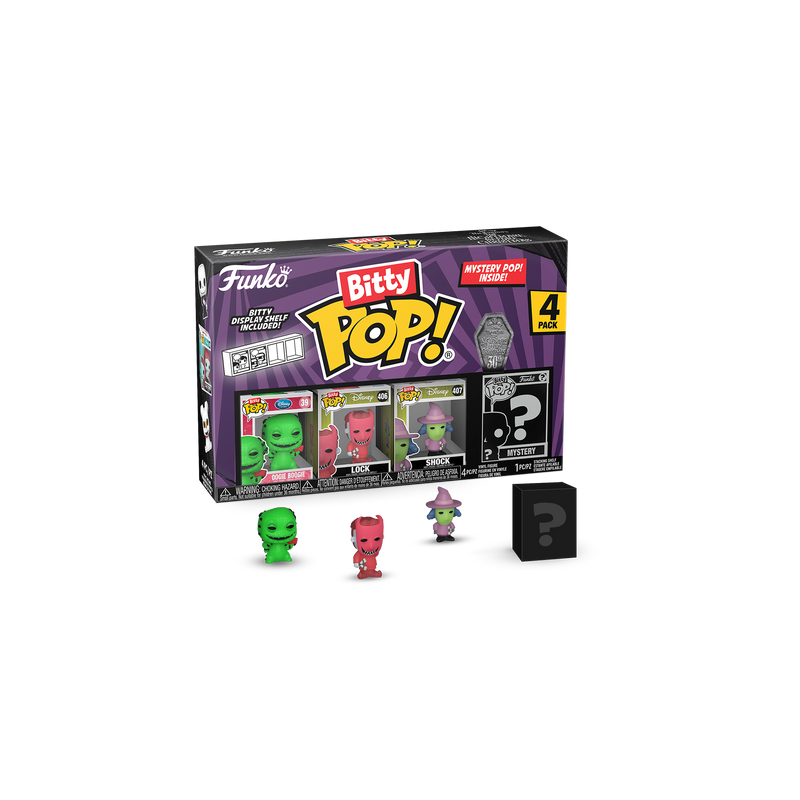 NBX - Bitty Pop 4 Pack 2.5cm - Oogie Boogie 