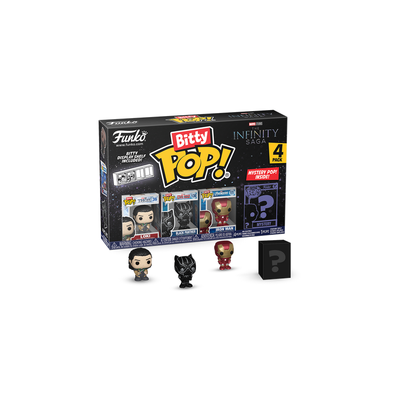 MARVEL - Bitty Pop 4 Pack 2.5cm - Loki 